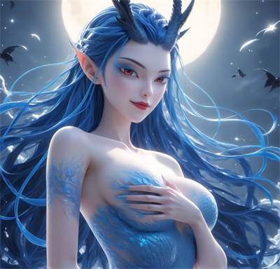 [913]精致AI绘画-哪吒闹海-敖闰-蓝色妖姬-晚漫-共享AI国漫精致绘画AI高清视频